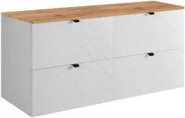 biala-szafka-pod-umywalke-120-cm-z-blatem-wotan-wiszaca-frezowane-szuflady