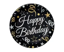 talerzyki-papierowe-czarne-happy-birthday-18-cm-6-szt-urodziny