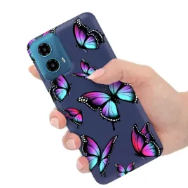 etui-matowe-granatowe-do-motorola-g34-5g-obudowa-motyle-motylki-butterfly