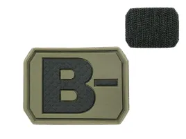 naszywka-rzep-3d-oliv-grupa-krwi-b-minus-b-