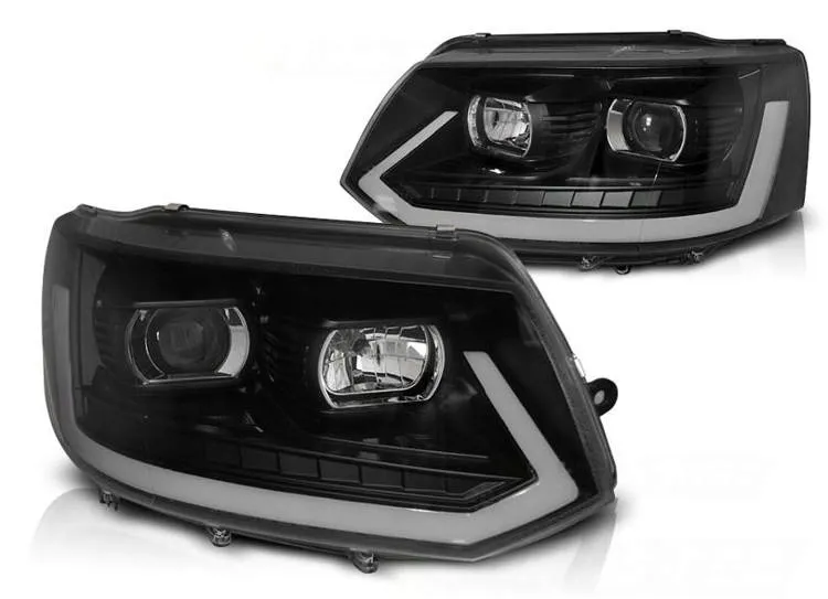 lampy-przednie-nowe-vw-t5-10-15-led-tube-black-t6-look-drl-lift-stan-nowy