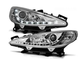 lampy-peugeot-207-06-12-chrome-led-silniczki