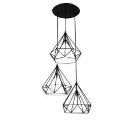 lampa-wiszaca-czarna-druciane-diamenty-biale-abazury-okragla-3-pkt-abigali