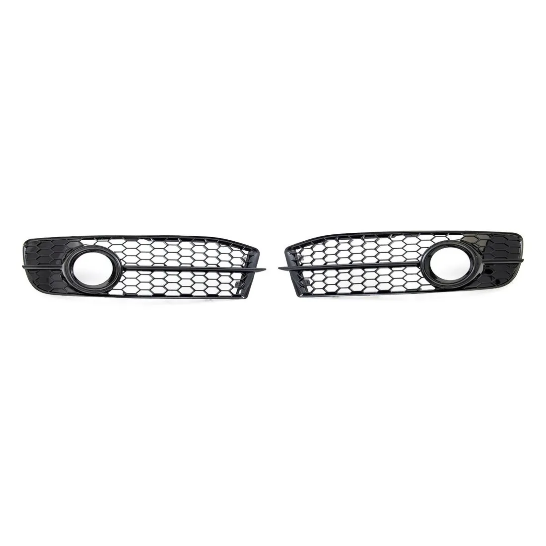 ramka-halogenow-audi-a6-c6-gloss-black