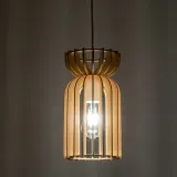 lampa-wiszaca-kymi-brazowy-drewniany-klosz-1xe27-16cm-lampa-sufitowa-pokoj-stan-opakowania-oryginalne