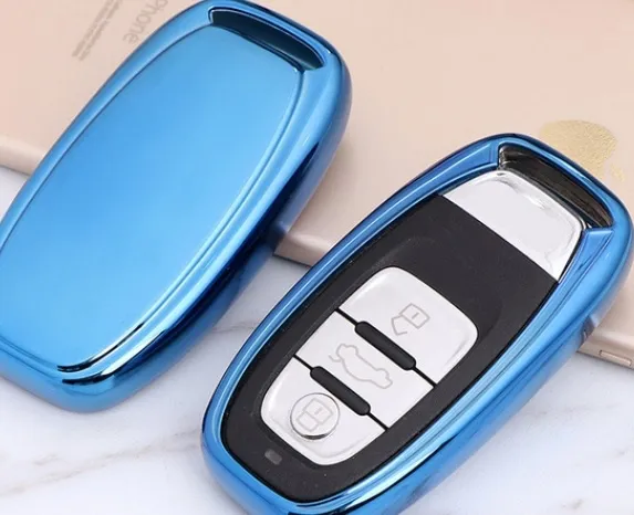 pokrowiec-na-kluczyk-do-audi-keyless-niebieski-stan-nowy