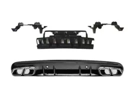 dyfuzor-mercedes-w205-look-c63-amg-black