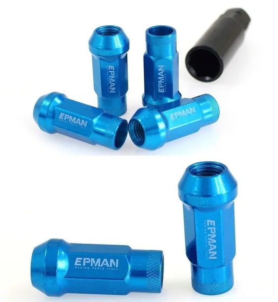 nakretki-epman-jdm-m12x15-niebieskie-dlugosc-calkowita-48-mm