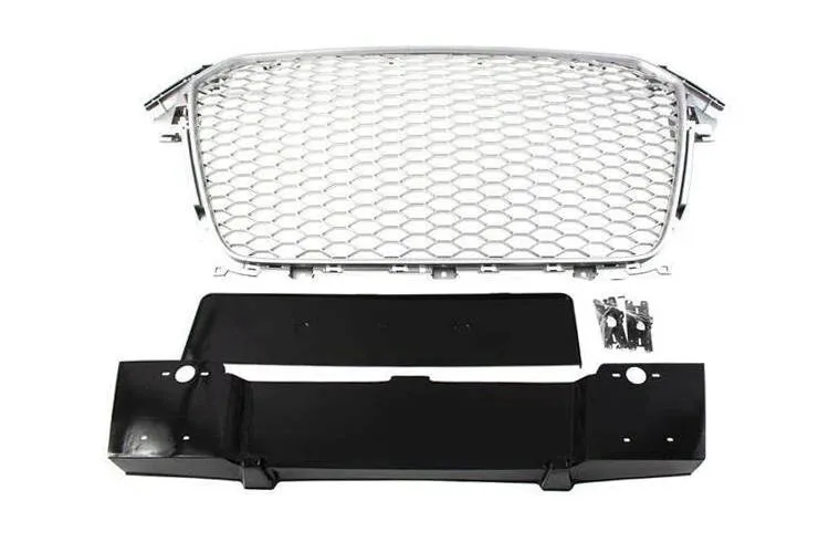 grill-audi-a4-b8-rs-style-silver-black-pdc-stan-nowy