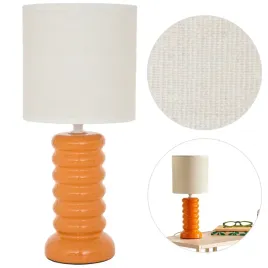 lampa-stolowa-33-cm-pomaranczowa-ceramiczna-abazur-na-szafke-do-salonu