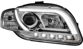 lampy-przednie-reflektory-audi-a4-b7-led-tube-chro
