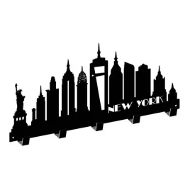 gamet-wieszak-ws12-new-york-czarny-super-mat