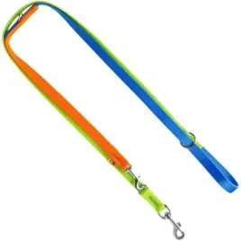 dingo-smycz-przepinana-active-sydney-25-x-220-cm-pomaranczowo-niebieska