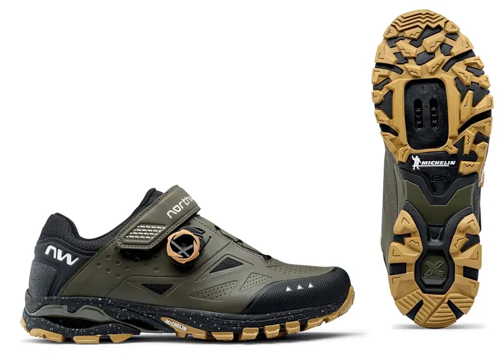 BUTY ROWEROWE NORTHWAVE SPIDER PLUS 3 - FOREST - Rozmiar 44