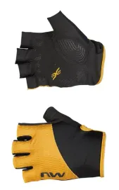 rekawice-rowerowe-northwave-fast-short-finger-ochre-black-rozmiar-xl