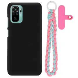 etui-do-xiaomi-redmi-note-10s-matowe-czarne-case-rozowo-niebieski-uchwyt