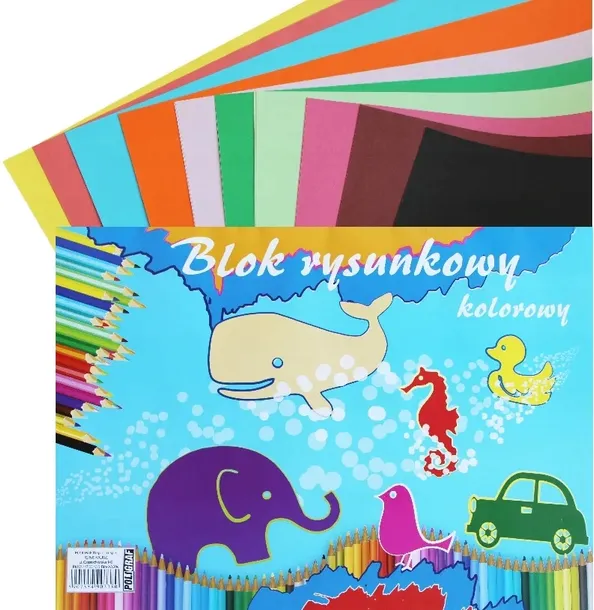 Blok rysunkowy A3 kolorowy 20k 903380