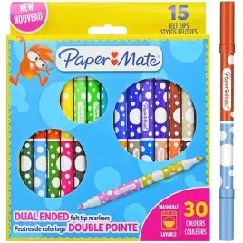 markery-dwustronne-mazaki-pisaki-flamastry-paper-mate-kids-15-szt-30-kol