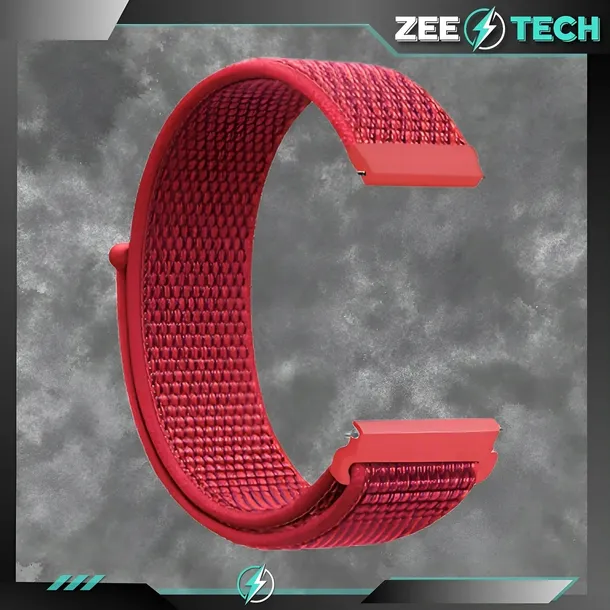 pasek-nylonowy-materialowy-do-zegarka-smartwatcha-uniwersalny-20mm-teleskop-kolor-czerwony