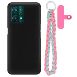 etui-do-realme-9-pro-plus-matowe-czarne-case-rozowo-niebieski-uchwyt-splot
