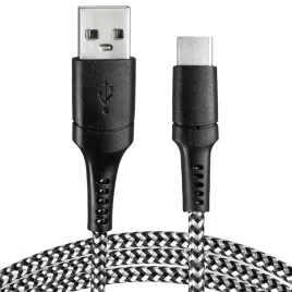 kabel-usb-usb-c-oplot-czarno-bialy-1m-va0148-vayox