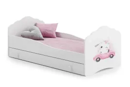 lozko-dzieciece-fala-biale-dla-dziewczynki-kotek-160x80-szuflada-materac