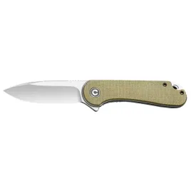 noz-skladany-civivi-elementum-c907s-olive-micarta