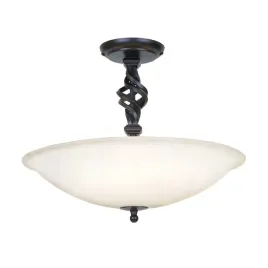 lampa-sufitowa-kuchenna-czarna-szklany-bialy-klosz-okragla-40-cm-elstead