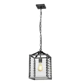 lampa-wiszaca-industrialna-szara-szklana-klatka-do-sypialni-salonu-elstead