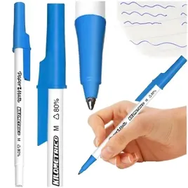 dlugopis-paper-mate-kilometrico-niebieski-ze-skuwka-szkolny-biurowy-1mm