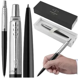 dlugopis-parker-jotter-bond-street-ct-czarno-srebrny-korpus-niebieski-wklad