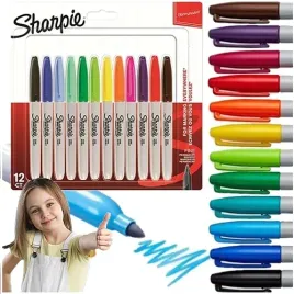 markery-sharpie-permamentne-pisaki-mazaki-zestaw-12-intensywnych-kolorow