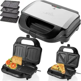 opiekacz-do-kanapek-grill-tosty-grzanek-panini-gofry-4-plytki-inox-900w