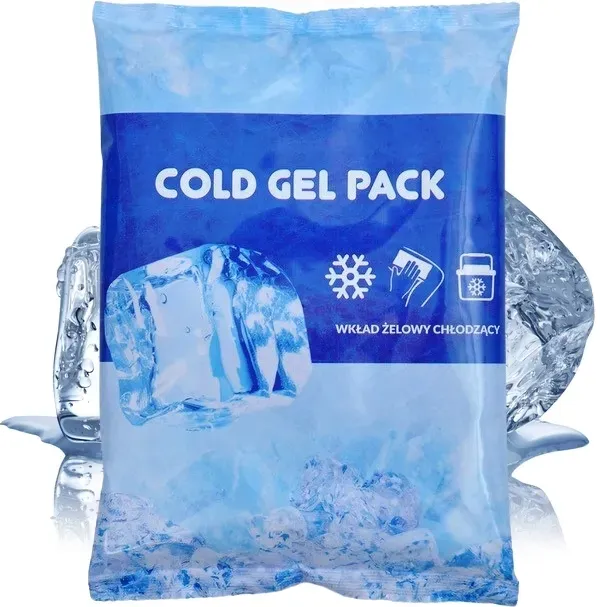 WKŁAD ŻELOWY KOMPRES CHŁODZĄCY DO LODÓWKI TURYSTYCZNEJ OKŁAD NA URAZY ICE