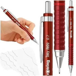 olowek-automatyczny-z-gumka-rotring-tikky-retro-red-czerwony-0-7mm-wklad-2b