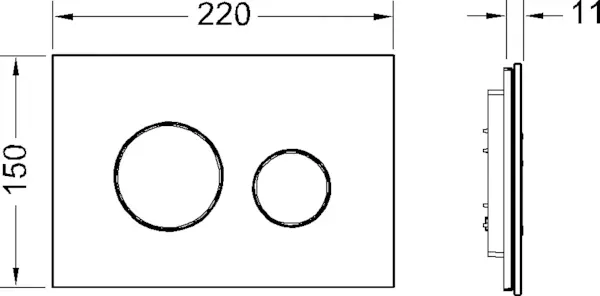 tece-loop-klapka-do-wc-biala-przyciski-chrom