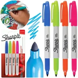markery-sharpie-fin-point-permamentne-pisaki-mazaki-4-intensywne-kolory