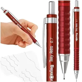olowek-automatyczny-z-gumka-rotring-tikky-retro-red-czerwony-0-7mm-wklad-2b