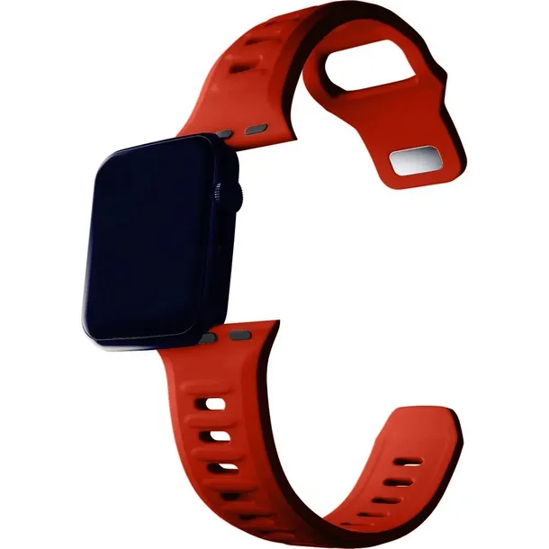 38-40-41-mm-red-3mk-silicone-watch-strap-for-apple-kod-producenta-5903108565684