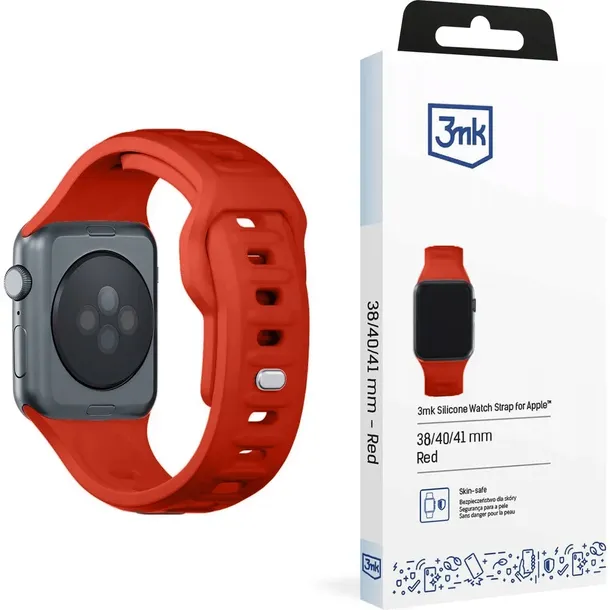 38-40-41-mm-red-3mk-silicone-watch-strap-for-apple-stan-nowy-kolor-czerwony