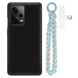 etui-do-xiaomi-redmi-note-12-pro-5g-mat-czarne-case-szary-niebieski-smycz