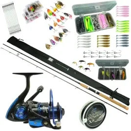 bogaty-zestaw-wedkarski-spinning-wedka-kolowrotek-plecionka-70-elementow