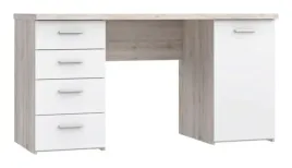 biurko-z-szufladami-net106-mt926-dab-piaskowy-bialy