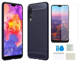etui-pancerne-karbon-do-huawei-p20-pro-p20-plus-granatowy-folia-ochronna