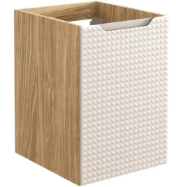 szafka-lazienkowa-wiszaca-pod-blat-40-cm-bezowy-front-mdf-3d-maly-slupek