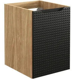 szafka-lazienkowa-wiszaca-pod-blat-40-cm-czarny-front-mdf-3d-maly-slupek