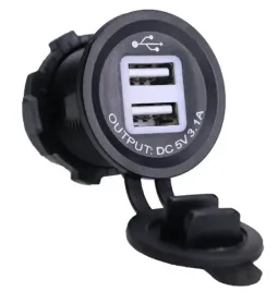 ladowarka-samochodowa-do-auta-do-zabudowy-usb-12v-24v-woltomierz-2xusb-ziel