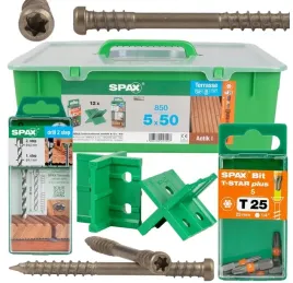 spax-wkrety-tarasowe-5x50-green-box-zestaw-stare-zloto-850szt