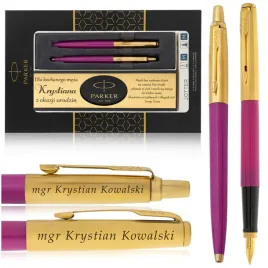 luksusowy-zestaw-prezentowy-parker-z-grawerem-magenta-jotter-certyfikat