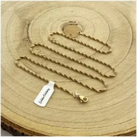 zloty-pozlacany-gruby-lancuszek-singapur-45-cm-ze-stali-chirurgicznej-18k